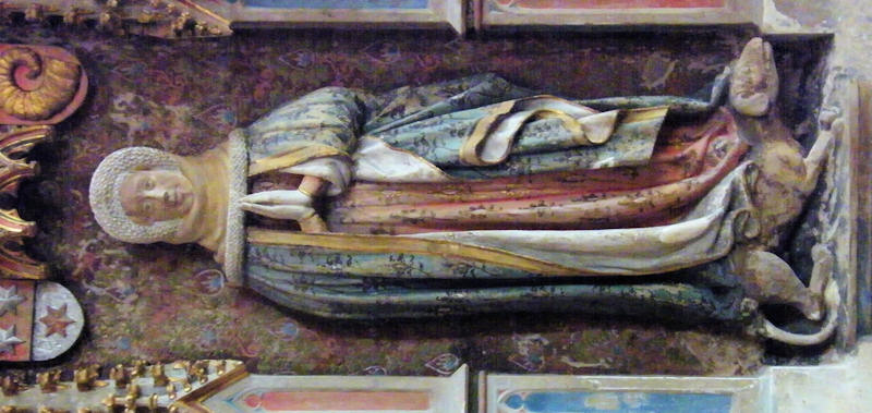 Germany Oppenheim - St Katherine Johann Kammerer 1415 and wife Anna von Bikenbach 1415